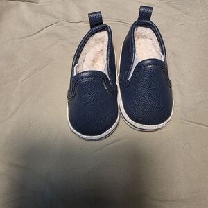 5/20$ Navy Blue Baby Slip-On Shoes